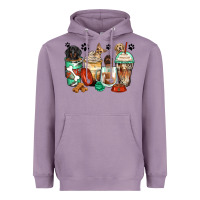 Lavender dog coffee cups Heavyweight Hoodie - Zillion Design Studio