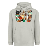 Moon Dust dog coffee cups Heavyweight Hoodie - Zillion Design Studio