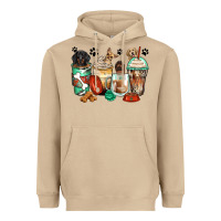 Mushroom dog coffee cups Heavyweight Hoodie - Zillion Design Studio