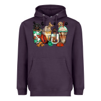 Plum dog coffee cups Heavyweight Hoodie - Zillion Design Studio