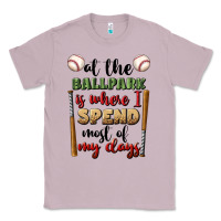 Lilac at the ballpark is where i spend most my days Classic Tee - BundleAndBundleShop