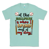 Seafoam at the ballpark is where i spend most my days Classic Tee - BundleAndBundleShop