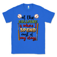 True Royal at the ballpark is where i spend most my days Classic Tee - BundleAndBundleShop