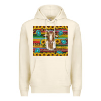 Tofu goat sunflowers gemstones serape leopard glitter Premium Hoodie - Artiststas