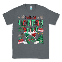 Charcoal Heather full of holiday Classic Tee - MaliasSmallBusiness