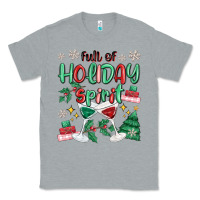 Heather Grey full of holiday Classic Tee - MaliasSmallBusiness