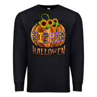 Black hippie halloween Premium Sweatshirt - CowhideDigitalArt