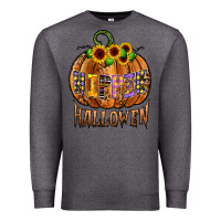 Charcoal Heather hippie halloween Premium Sweatshirt - CowhideDigitalArt