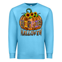 Ocean Blue hippie halloween Premium Sweatshirt - CowhideDigitalArt