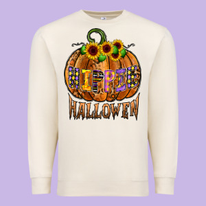Hippie Halloween Premium Sweatshirt Designed By Cowhidedigitalart