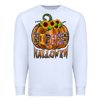 White hippie halloween Premium Sweatshirt - CowhideDigitalArt