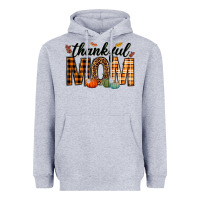 Heather Grey thankful mom Heavyweight Hoodie - texasbilliewilder