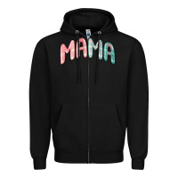 Black mama christmas plaid Zipper Hoodie - MaliasSmallBusiness