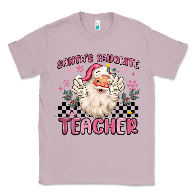 Santa's Favorite Teacher Classic Tee by MaliasSmallBusiness | Teevron