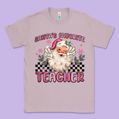 Classic Tee santa's favorite teacher