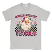 Moon Dust santa's favorite teacher Classic Tee - MaliasSmallBusiness