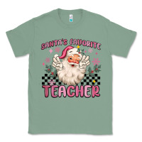 Sage santa's favorite teacher Classic Tee - MaliasSmallBusiness