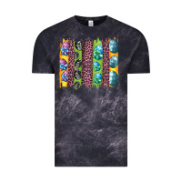 Cloud Black easter eggs and leopard brushstrokes Vintage Tee - Artiststas
