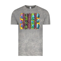 Cloud Rock easter eggs and leopard brushstrokes Vintage Tee - Artiststas