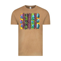 Vintage Camel easter eggs and leopard brushstrokes Vintage Tee - Artiststas