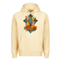 Pina Colada thanksgiving cross pumpkin sunflower Premium Hoodie - AdoDesignShop
