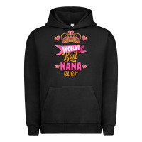 Pigment Black world's best nana ever Urban Hoodie - Jasminsmagicworld
