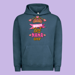 World's Best Nana Ever Urban Hoodie Designed By Jasminsmagicworld