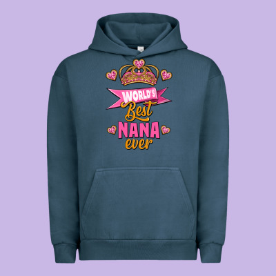 World's Best Nana Ever Urban Hoodie Designed By Jasminsmagicworld