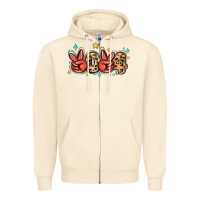 Sandshell 2024 stars and leopard Zipper Hoodie - MaliasSmallBusiness