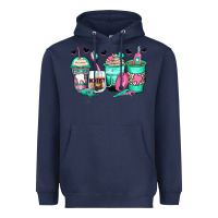 Navy dentist coffee cups Heavyweight Hoodie - Zillion Design Studio