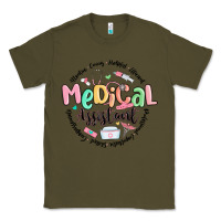 Army Green medical assistant nurse Classic Tee - MaliasSmallBusiness
