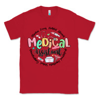 Red medical assistant nurse Classic Tee - MaliasSmallBusiness