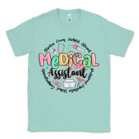 Seafoam medical assistant nurse Classic Tee - MaliasSmallBusiness
