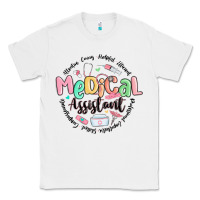 White medical assistant nurse Classic Tee - MaliasSmallBusiness