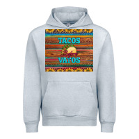 Heather Grey tacos before vatos Urban Hoodie - BarkalooDesign