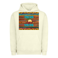 Pigment Pistachio tacos before vatos Urban Hoodie - BarkalooDesign