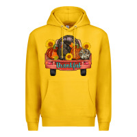 Lemon thankful turkey truck Premium Hoodie - AdoDesignShop