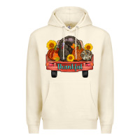 Sandshell thankful turkey truck Premium Hoodie - AdoDesignShop