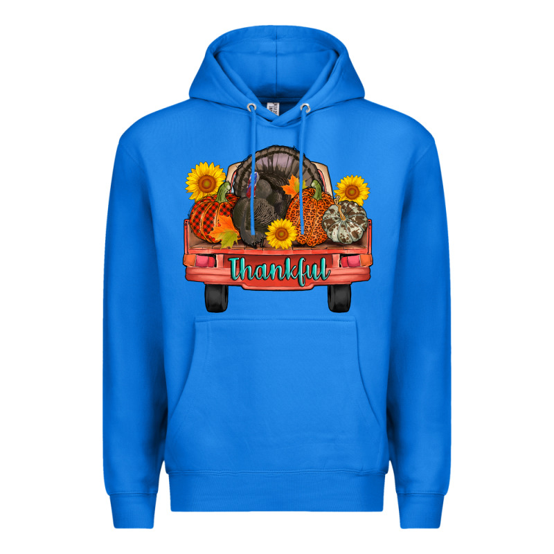 Thankful Turkey Truck Premium Hoodie by AdoDesignShop | Teevron