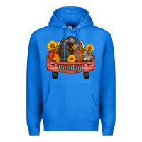 True Royal thankful turkey truck Premium Hoodie - AdoDesignShop