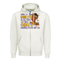Even In The Midst Of My Storm I See God Working It Zipper Hoodie | Teevron