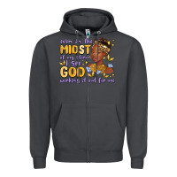 Smoke even in the midst of my storm i see god working it Zipper Hoodie - MaliasSmallBusiness