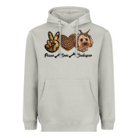Moon Dust peace love cockapoo Heavyweight Hoodie - RanaPortraitStore