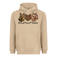 Mushroom peace love cockapoo Heavyweight Hoodie - RanaPortraitStore