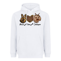 White peace love cockapoo Heavyweight Hoodie - RanaPortraitStore