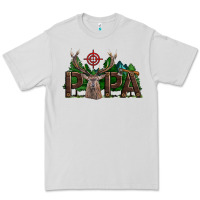 Dove Grey Western Papa Deer Hunting Premium Tee - LillyAllenDesigns