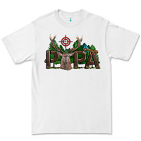 White Western Papa Deer Hunting Premium Tee - LillyAllenDesigns
