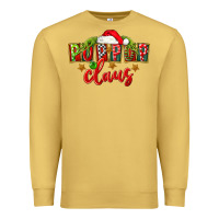 Antique Gold christmas pop pop claus Premium Sweatshirt - FaDigitalArtStudio