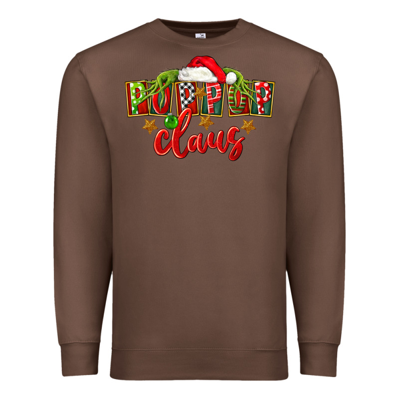 Christmas Pop Pop Claus Premium Sweatshirt by FaDigitalArtStudio | Teevron