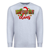 Heather Grey christmas pop pop claus Premium Sweatshirt - FaDigitalArtStudio